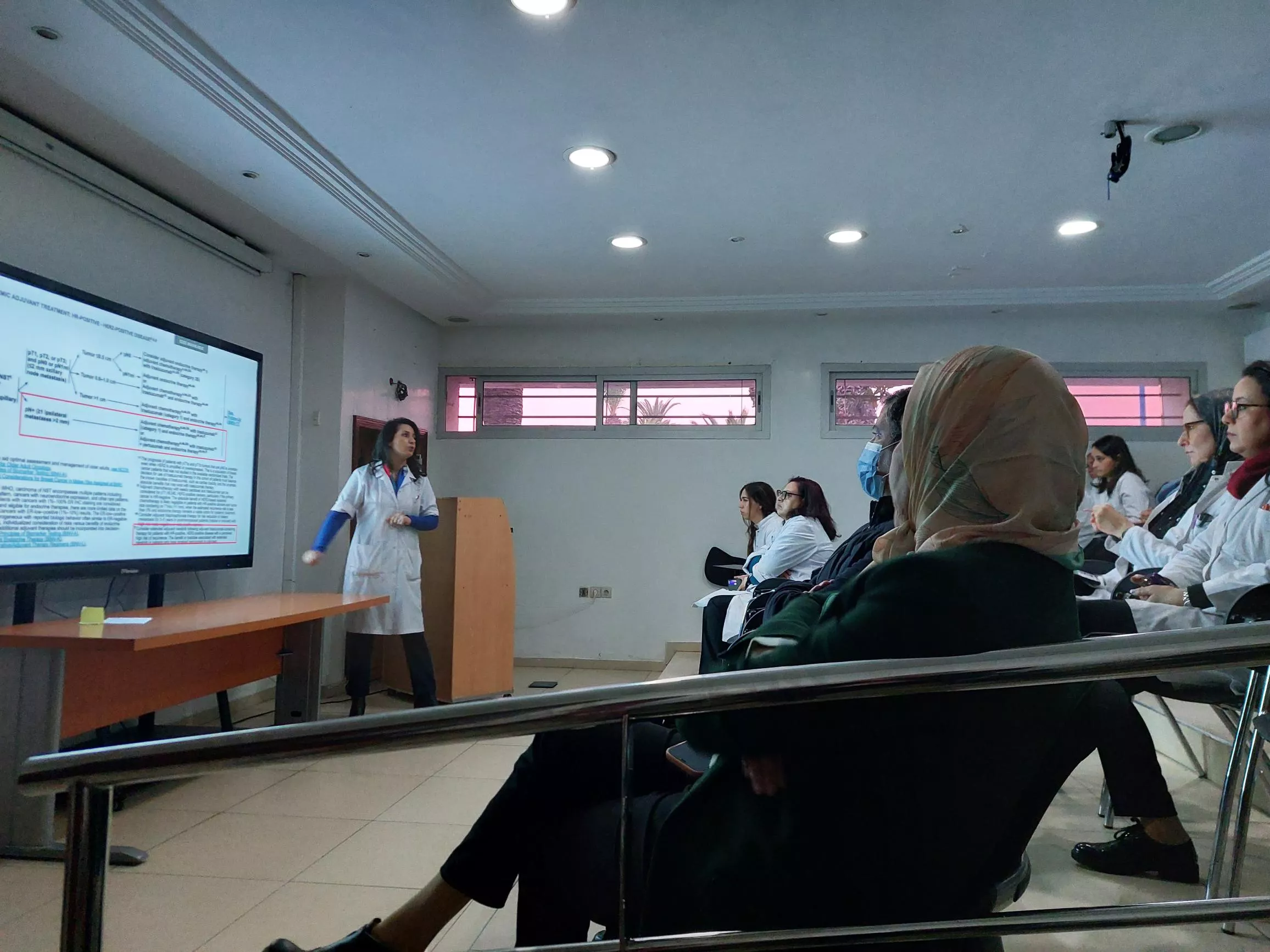 Table Ronde sur le Neratinib au Centre de Traitement des Cancers Mohamed VI au CHU de Casablanca sponsorisée par Pierre Fabre